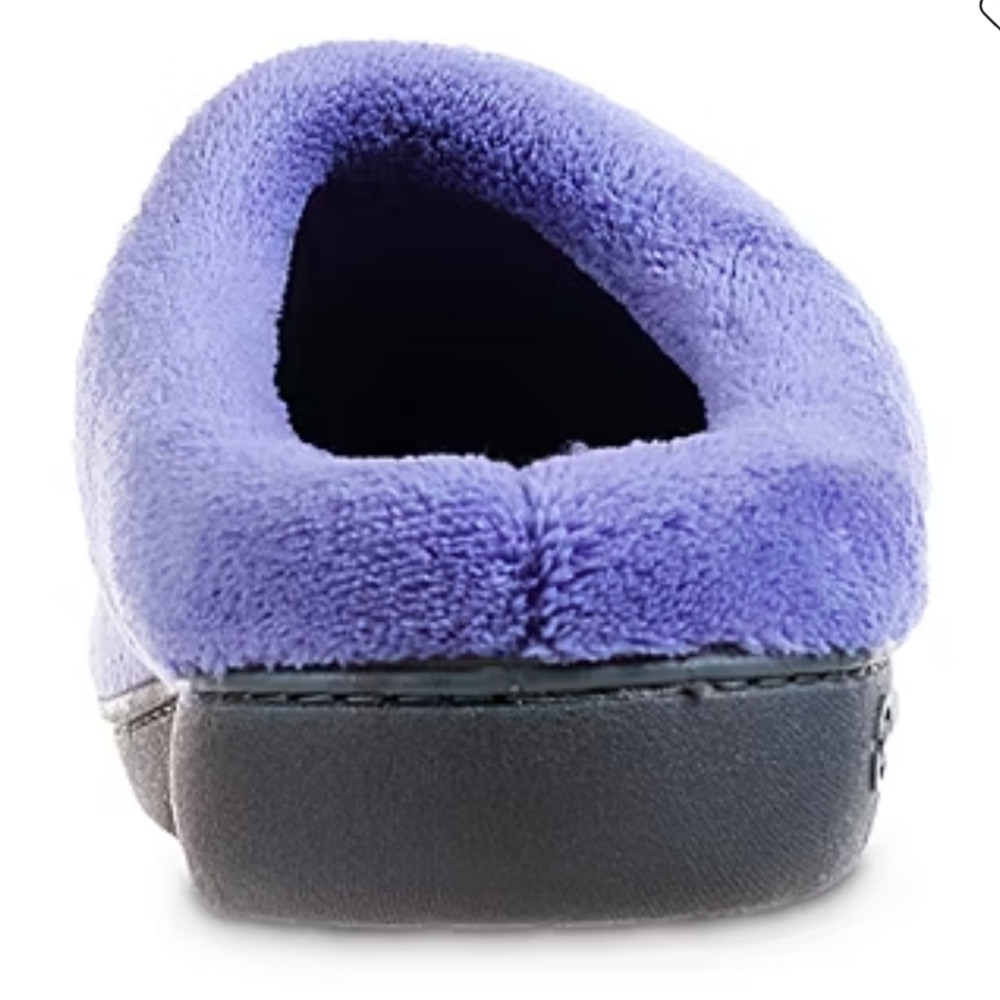 Isotoner® Mixed Microterry Hoodback Clog Slippers - Picture 3 of 6
